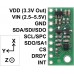 LIS3MDL 3-Axis Magnetometer Carrier with Voltage Regulator